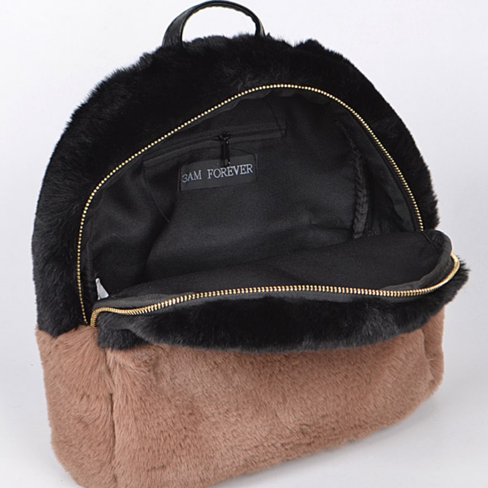 Fur backpack ❤ SUPER soft! 3AM Forever® - Picture 3 of 5